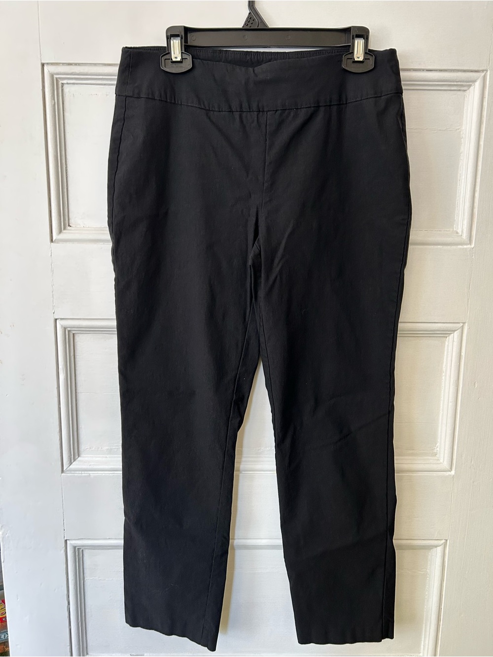 Tribal Black Straight Leg Pull-On Pants